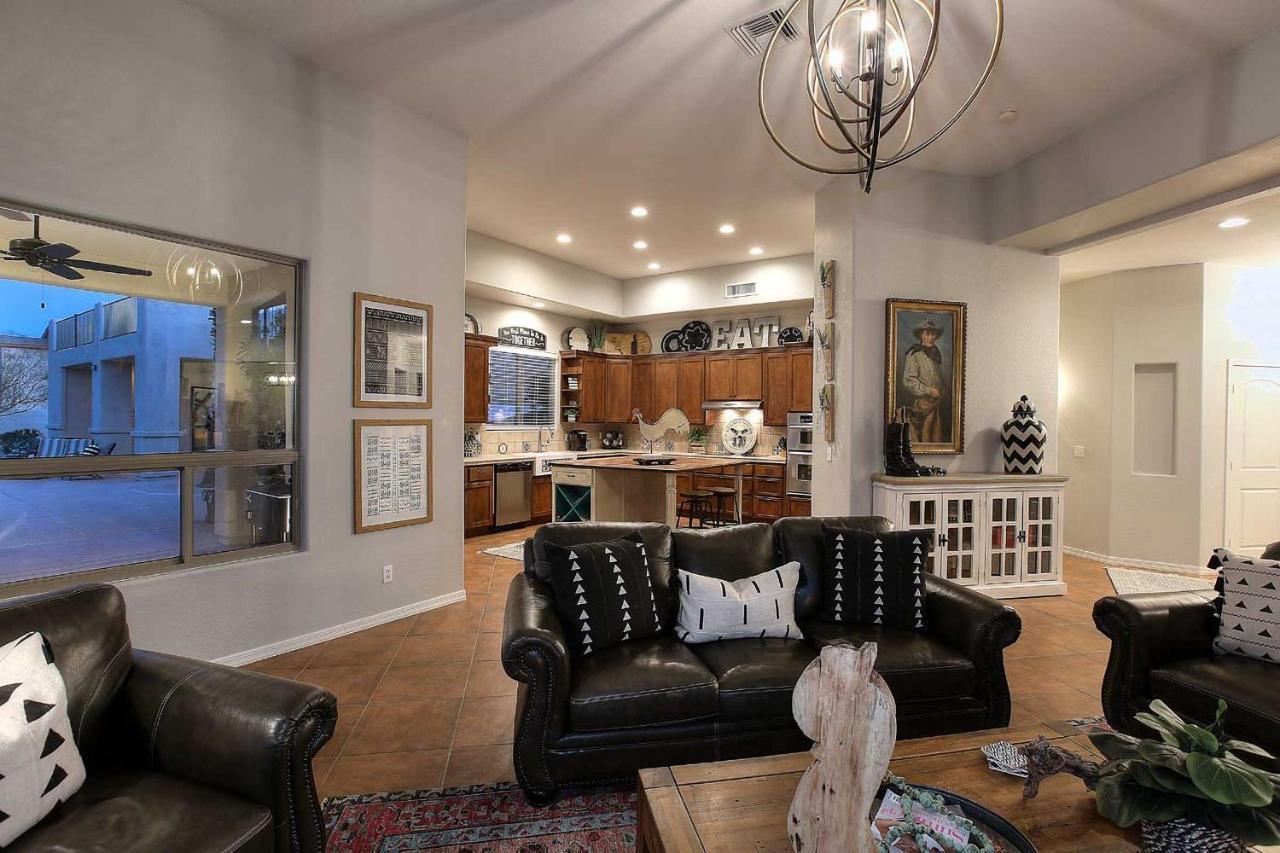 Adobe Arizona Home With City And Mountain Views Queen Creek Buitenkant foto