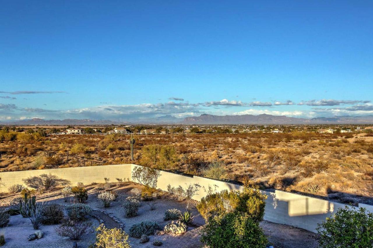 Adobe Arizona Home With City And Mountain Views Queen Creek Buitenkant foto