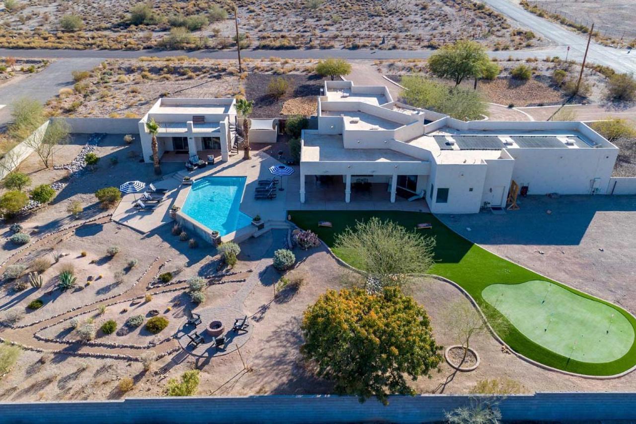 Adobe Arizona Home With City And Mountain Views Queen Creek Buitenkant foto
