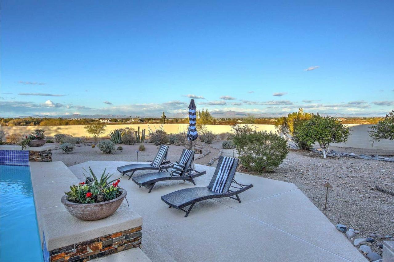 Adobe Arizona Home With City And Mountain Views Queen Creek Buitenkant foto