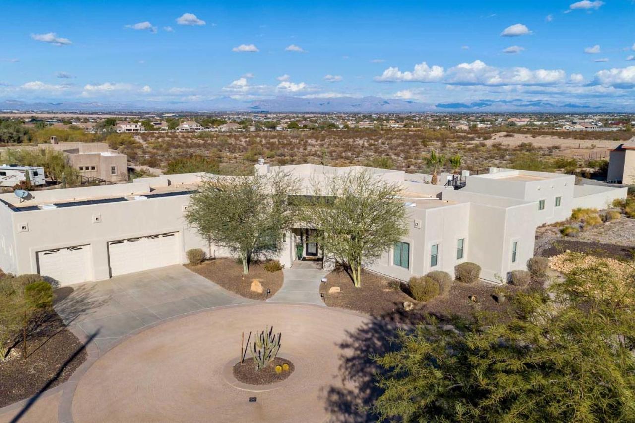 Adobe Arizona Home With City And Mountain Views Queen Creek Buitenkant foto
